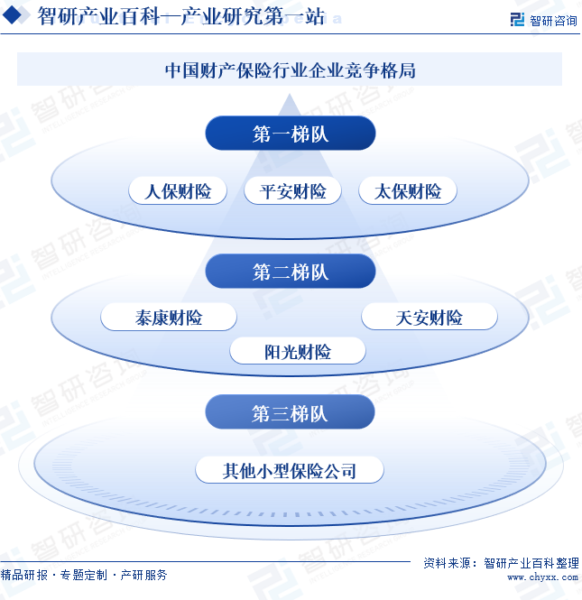 中国财产保险行业企业竞争格局