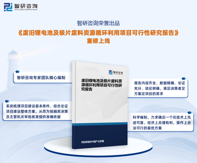 《废旧锂电池及极片废料资源循环利用项目可行性研究报告》