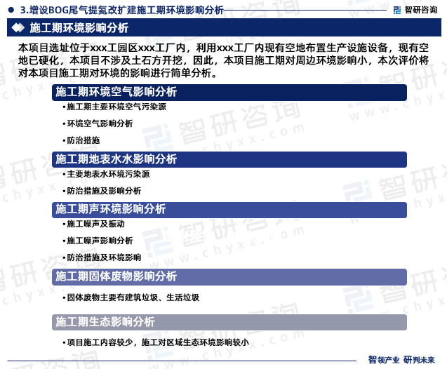 增设BOG尾气提氦改扩建施工期环境影响分析