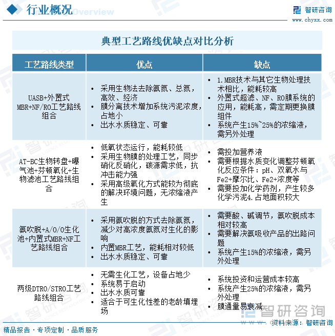 典型工艺路线优缺点对比分析