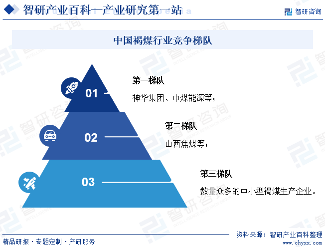 中国褐煤行业竞争梯队